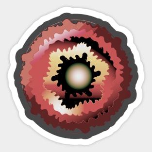 Abstraction, space Sticker